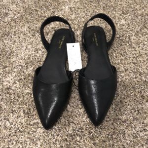 Ann Taylor Black Flats